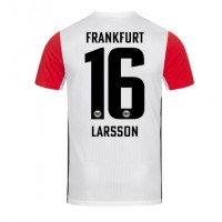 Camiseta Eintracht Frankfurt Hugo Larsson #16 Primera Equipación Replica 2024-25 mangas cortas